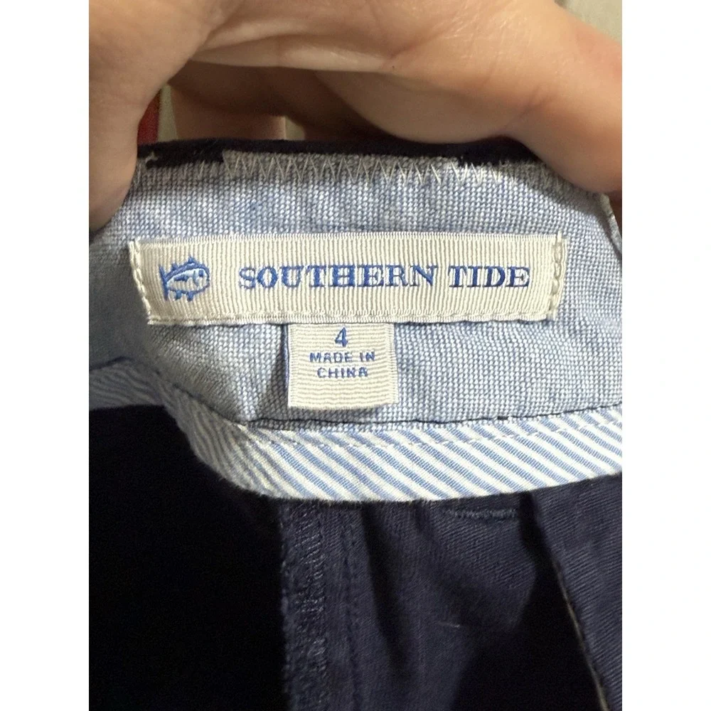 Womens Navy Blue Southern Tide Shorts Size 4 Summer
